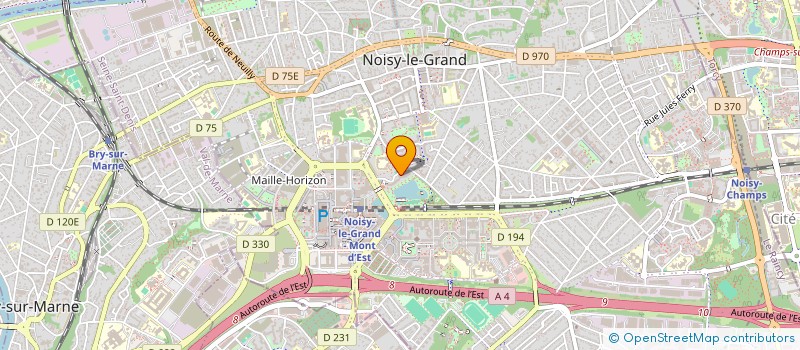 localisation de l'entreprise SATURNE FILMS à NOISY-LE-GRAND