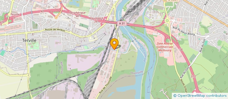 localisation de l'entreprise SATURNE INVEST à THIONVILLE
