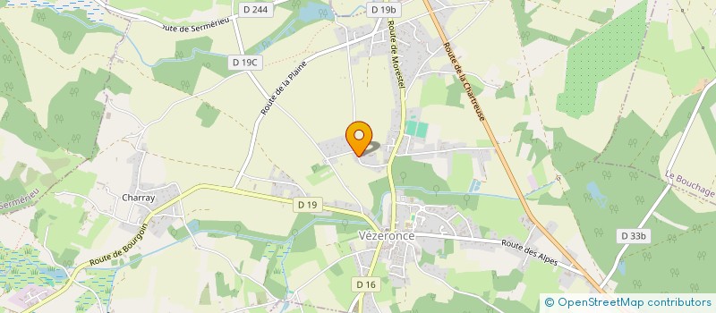 localisation de l'entreprise SATURNE SOLUTIONS  VEZERONCE-CURTIN