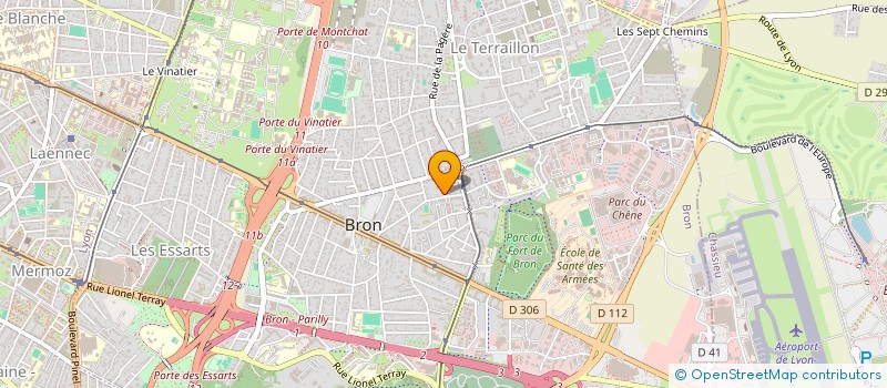 localisation de l'entreprise SATURNIN  BRON