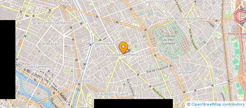 localisation de l'entreprise SATURNIN  PARIS