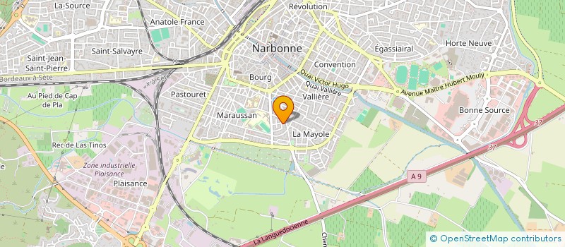 localisation de l'entreprise SATURNIN SARL à NARBONNE