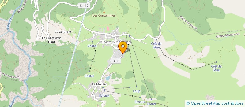 localisation de l'entreprise SATVAC  VILLAREMBERT