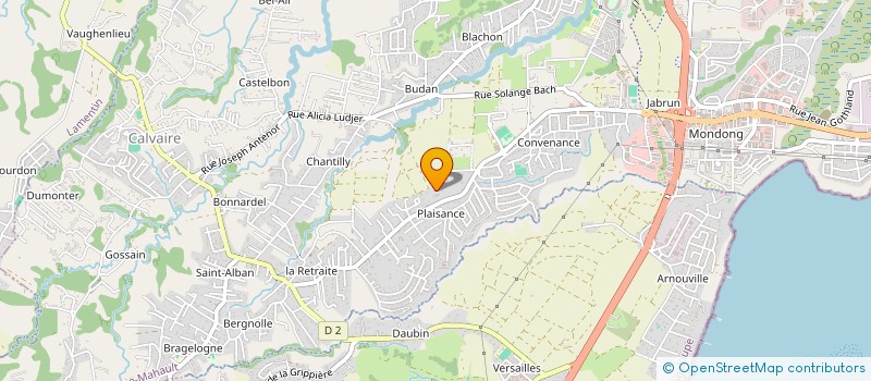 localisation de l'entreprise SATYA CONCEPT  BAIE MAHAULT