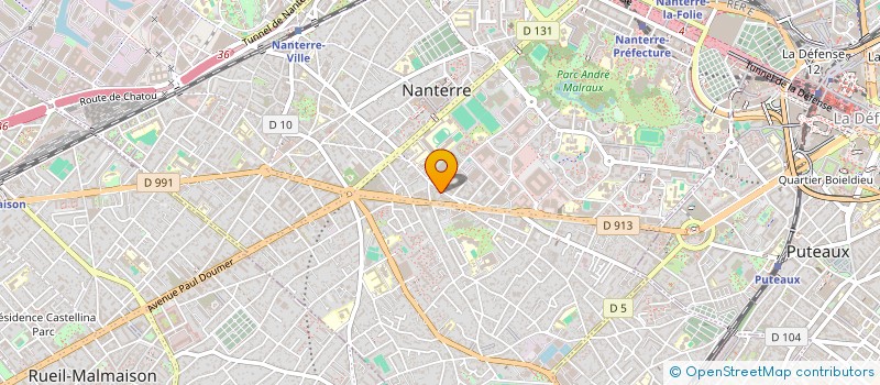 localisation de l'entreprise SATYA YOGA MAT à NANTERRE