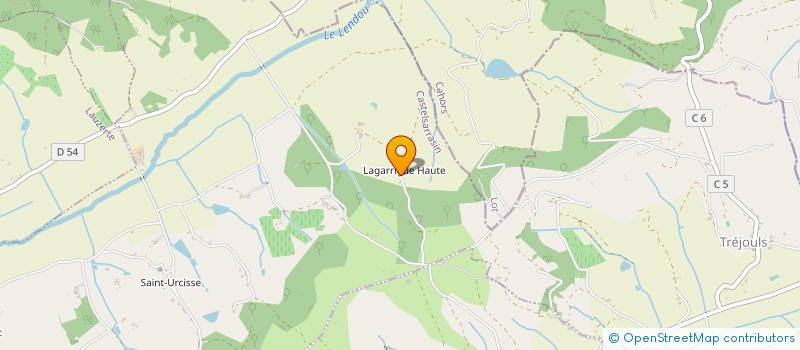 localisation de l'entreprise SATYAM AYURVEDA  TREJOULS