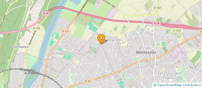 localisation de l'entreprise SATYNE  LE VESINET