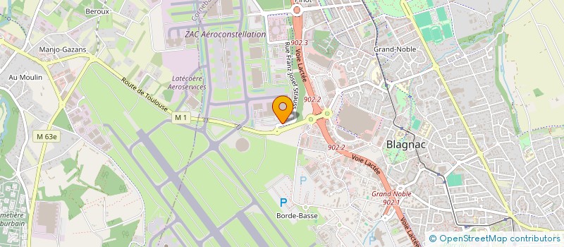 localisation de l'entreprise SATYS TRAINING ACADEMY TOULOUSE - S.T.A.T. à BLAGNAC