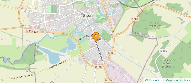 localisation de l'entreprise SATYX à GISORS