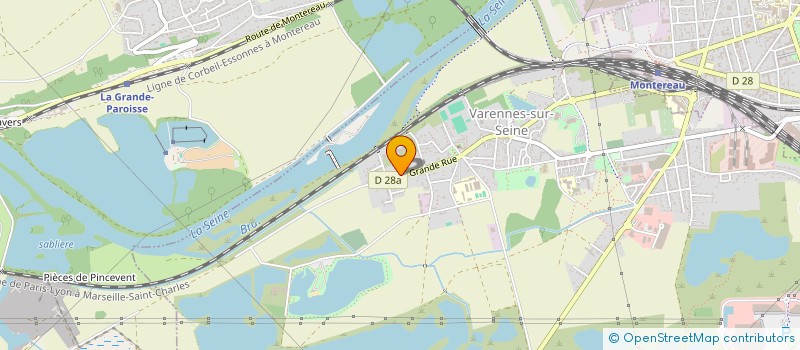 localisation de l'entreprise SAU  VARENNES-SUR-SEINE