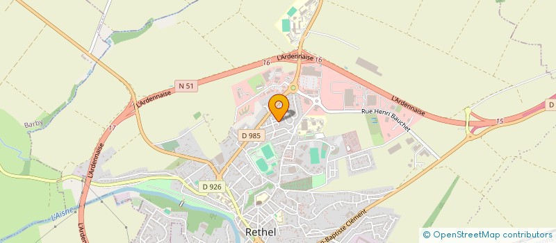 localisation de l'entreprise SAU08  AMAGNE