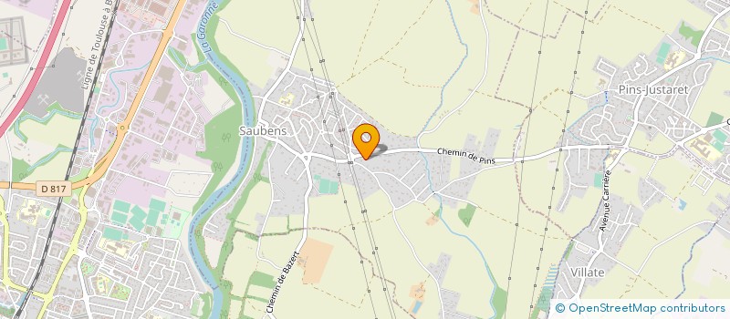 localisation de l'entreprise SAUBELEC 31  SAUBENS