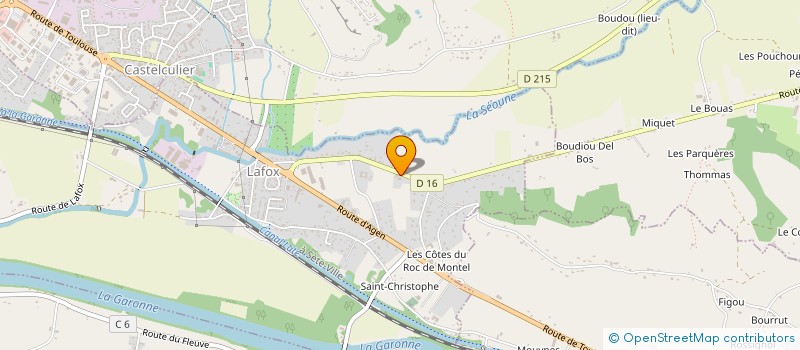 localisation de l'entreprise SAUBESTY-D'AMBROSO  LAFOX