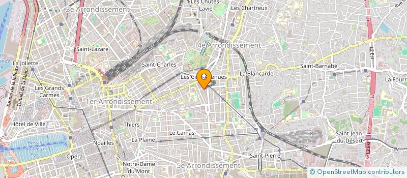 localisation de l'entreprise SAUBESTY JP ET VINCENTI JC à MARSEILLE