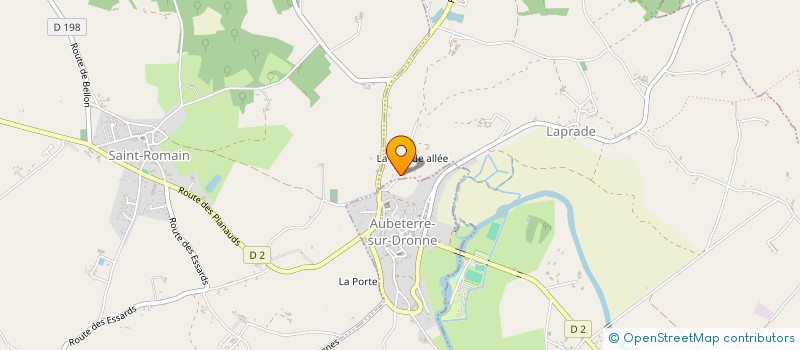 localisation de l'entreprise SAUBIN CONSTANTIN  LAPRADE