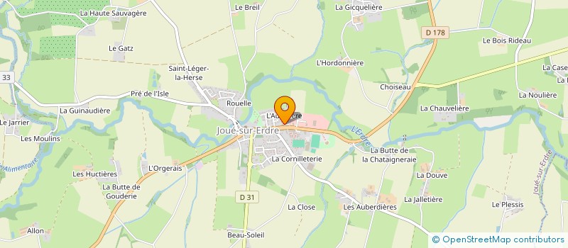 localisation de l'entreprise SAUBORDES  JOUE-SUR-ERDRE