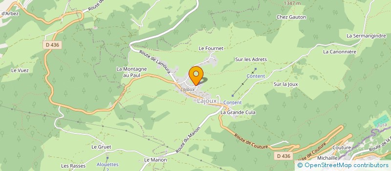 localisation de l'entreprise SAUBOT BEL AIR  LAJOUX