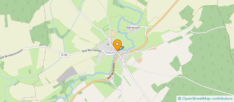 localisation de l'entreprise SAUC-ONNA  VAUCONCOURT-NERVEZAIN