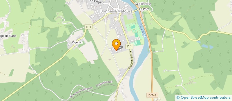 localisation de l'entreprise SAUCA  BONNEUIL-MATOURS