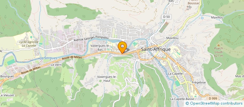 localisation de l'entreprise SAUCA MOTOCULTURE  SAINT-AFFRIQUE