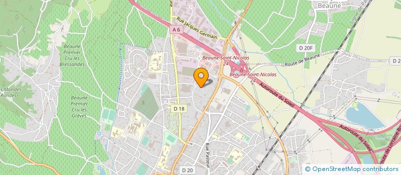 localisation de l'entreprise SAUCAPS à BEAUNE