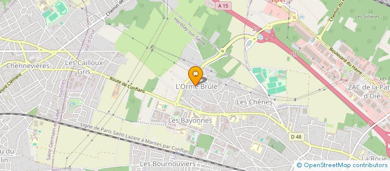 localisation de l'entreprise SAUCE  HERBLAY-SUR-SEINE