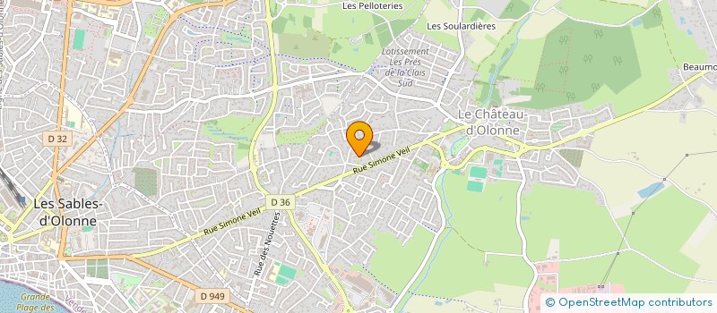 localisation de l'entreprise SAUCE COLIBRI à LES SABLES-D'OLONNE