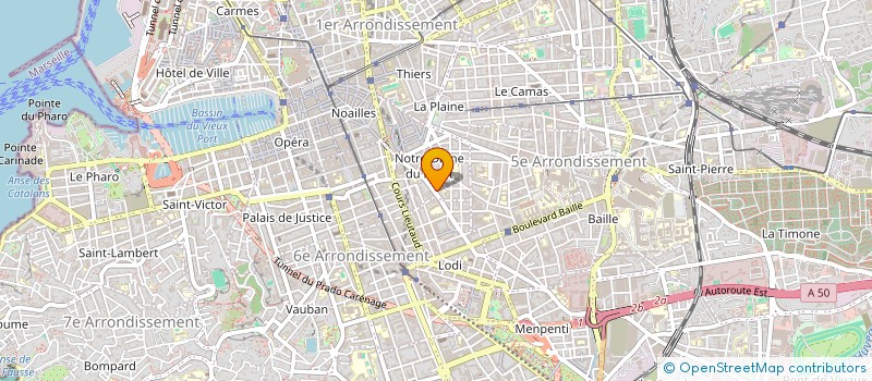 localisation de l'entreprise SAUCES FEU! à MARSEILLE