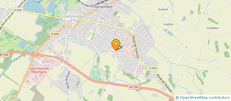 localisation de l'entreprise SAUCIXXERIE TOULOUSAINE à L'ISLE-JOURDAIN