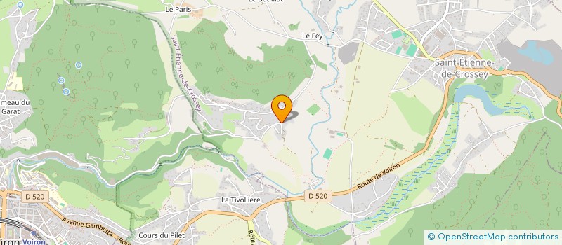 localisation de l'entreprise SAUDADE  SAINT-ETIENNE-DE-CROSSEY