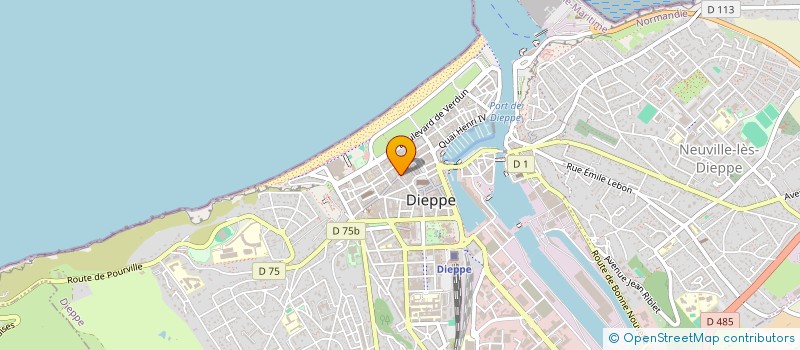 localisation de l'entreprise SAUDADE à DIEPPE
