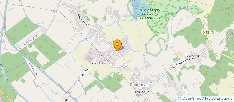 localisation de l'entreprise SAUDADE DAUPHINE GOURMET TRAITEUR  FRONTONAS