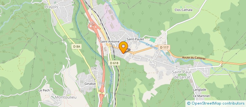 localisation de l'entreprise SAUDADES COMUNICACAO à SAINT-PAUL-DE-JARRAT