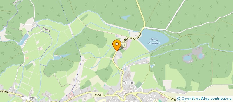 localisation de l'entreprise SAUDALD  TRELON