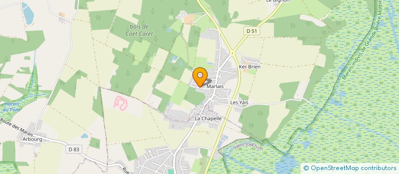 localisation de l'entreprise SAUDARA ROYER INVEST à HERBIGNAC