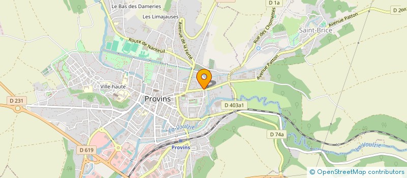 localisation de l'entreprise SAUDEL à PROVINS
