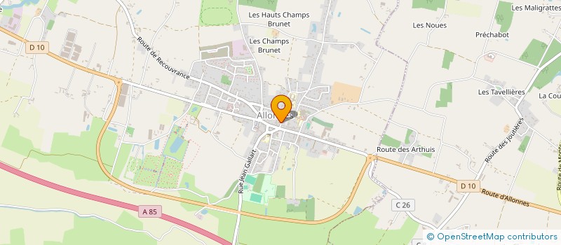 localisation de l'entreprise SAUDERIA LANCIA INTEGRALE NORD-OUEST à ALLONNES