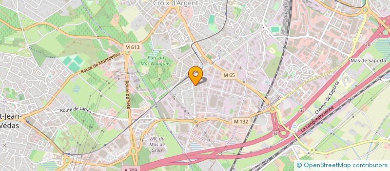 localisation de l'entreprise SAUDILO INVEST à MONTPELLIER