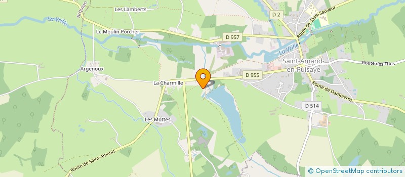 localisation de l'entreprise SAUDIN SOC à ARQUIAN