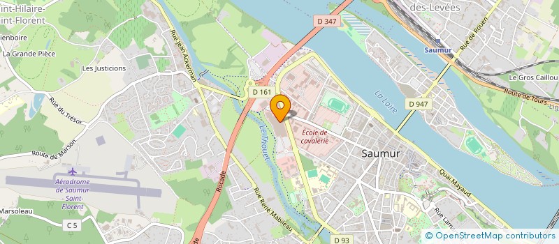 localisation de l'entreprise SAUDIS à SAUMUR