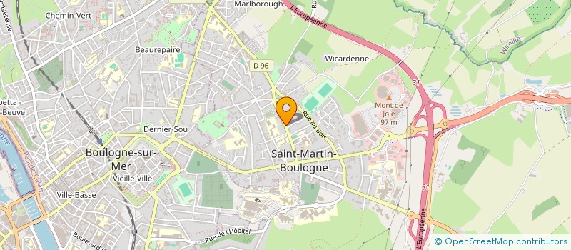 localisation de l'entreprise SAUDIT à SAINT-MARTIN-BOULOGNE