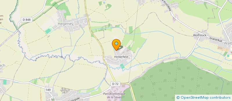 localisation de l'entreprise SAUER PORTES ET FENETRES  WALBOURG