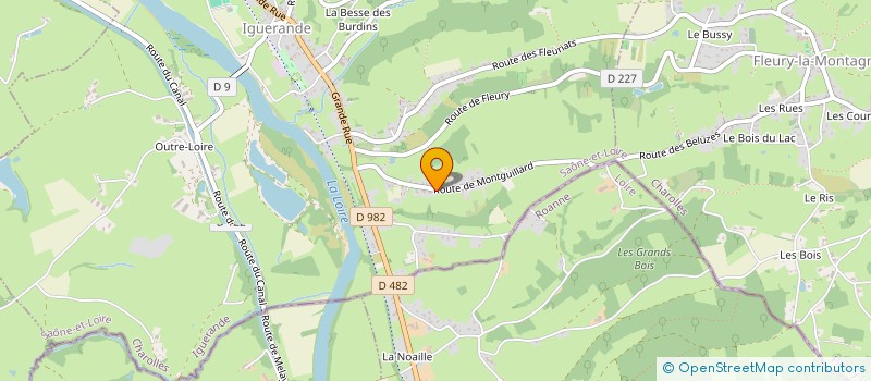 localisation de l'entreprise SAUF CAS PARTICULIER  IGUERANDE