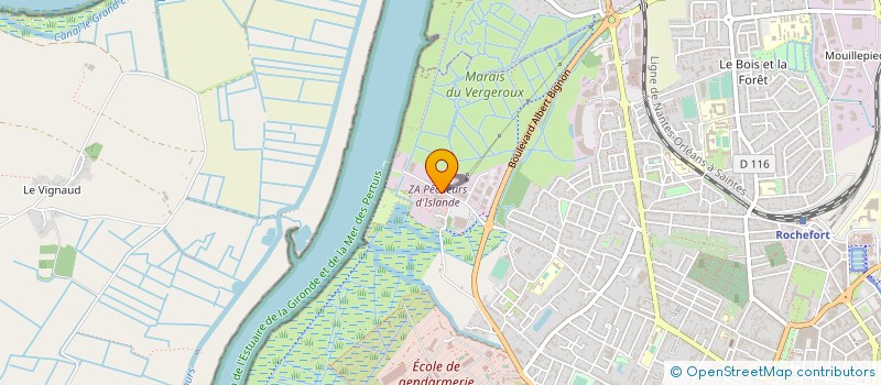 localisation de l'entreprise SAUFFIER SA à ROCHEFORT
