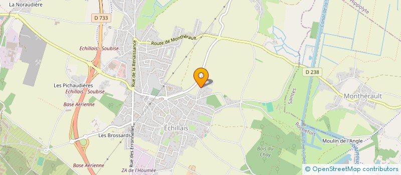 localisation de l'entreprise SAUFRELIS  ECHILLAIS