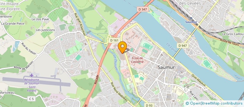 localisation de l'entreprise SAUGALE  SAUMUR