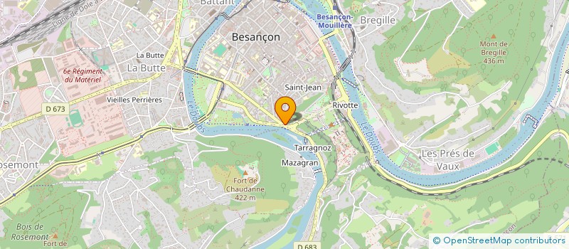 localisation de l'entreprise SAUGE-MERLE IMMOBILIER  LONS-LE-SAUNIER