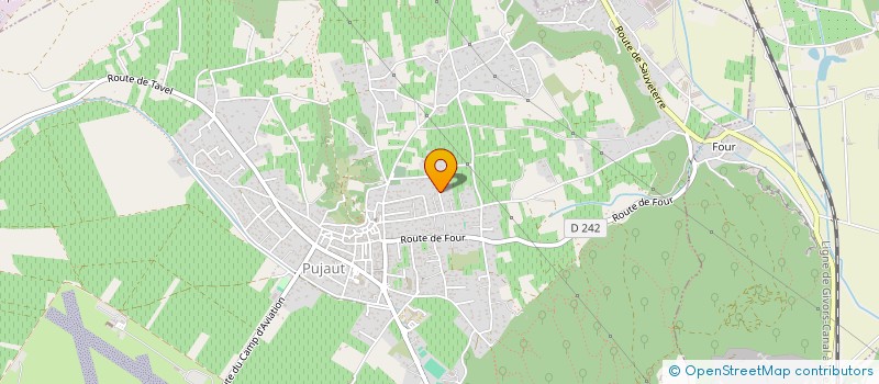 localisation de l'entreprise SAUGEAZ  PUJAUT