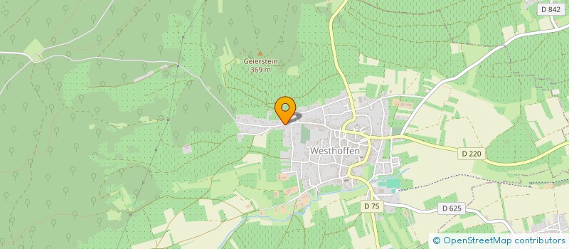 localisation de l'entreprise SAUGENEJOULS  WESTHOFFEN