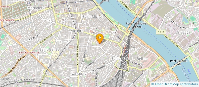 localisation de l'entreprise SAUGER ARCHITECTES  CENON